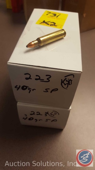 SP 40 grain 223 ammo (50 rounds) (SOLD 2x THE MONEY)