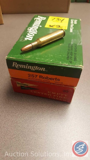 257 Roberts ammo(20 rounds)(SOLD 2XS THE MONEY)