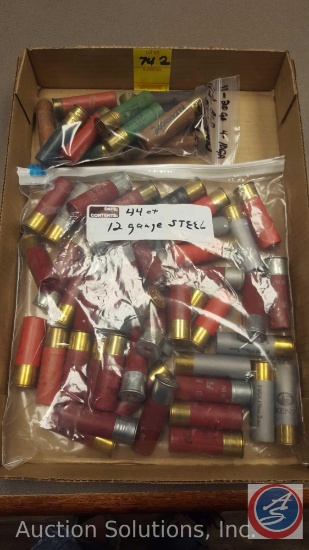 15 Old Shotgun Shells (11- 20 gauge and 4-10 gauge shells) and STEEL 12 gauge shotgun sells (44