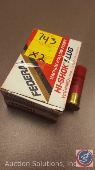 Federal 3"Magnum Hollow Point 12 gauge Hi-Shok Slug (5 shells) (SOLD 2x THE MONEY)