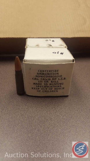 123 grain ball Non-Corrosive Centerfire 7.62x39 HP L.C.B.(20 pieces)(SOLD 2XS THE MONEY)