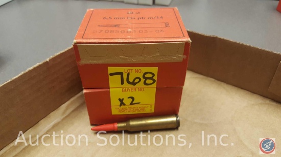 6.5mm M/14 ammo(20 ct.)(SOLD 2XS THE MONEY)