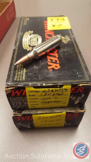 Winchester 130 grain SP 270 WSM ammo(20 rounds)(SOLD 2XS THE MONEY)