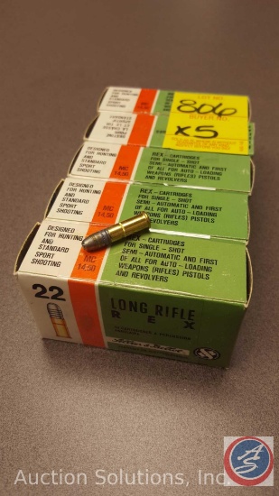 Rex .22 Long Rifle ammo(50 rounds)(SOLD 5XS THE MONEY)