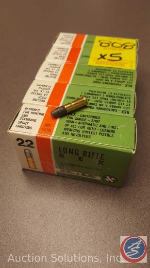 Rex .22 Long Rifle ammo(50 rounds)(SOLD 5XS THE MONEY)