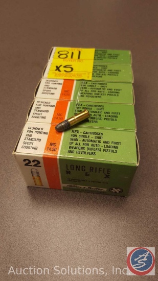Rex .22 Long Rifle ammo(50 rounds)(SOLD 5XS THE MONEY)