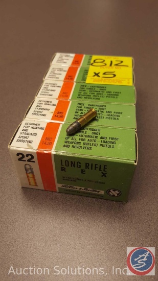 Rex .22 Long Rifle ammo(50 rounds)(SOLD 5XS THE MONEY)
