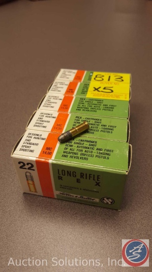 Rex .22 Long Rifle ammo(50 rounds)(SOLD 5XS THE MONEY)