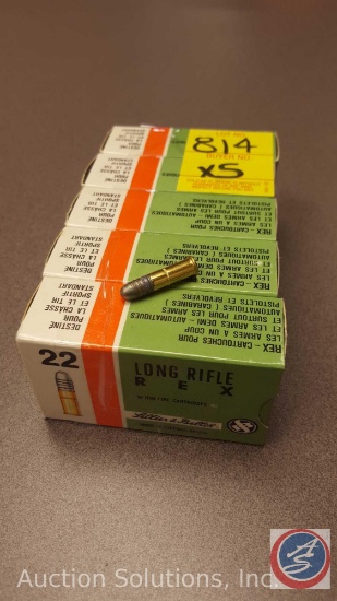 Rex .22 Long Rifle ammo(50 rounds)(SOLD 5XS THE MONEY)