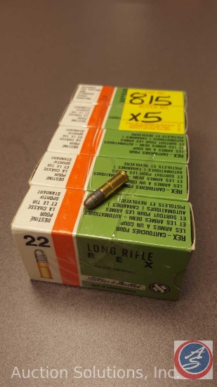 Rex .22 Long Rifle ammo(50 rounds)(SOLD 5XS THE MONEY)