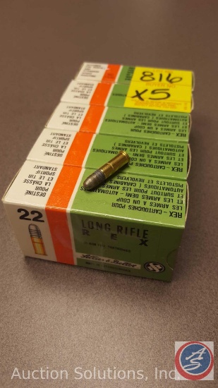 Rex .22 Long Rifle ammo(50 rounds)(SOLD 5XS THE MONEY)