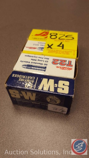 Assorted Brands .22 Long Rifle ammo(50 rounds)(SOLD 4XS THE MONEY)