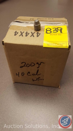 200 grain 40 Cal W.C.(10 lbs.)