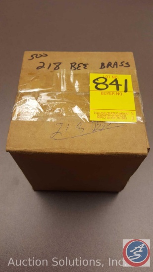 218 BEE empty brass (500 ct)