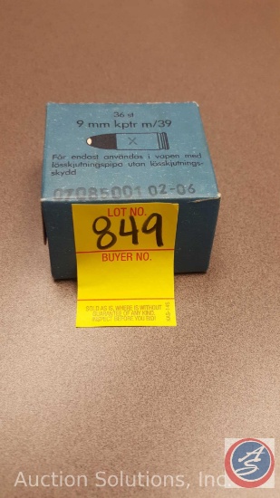 9mm kptr m/39 ammo(36 rounds)