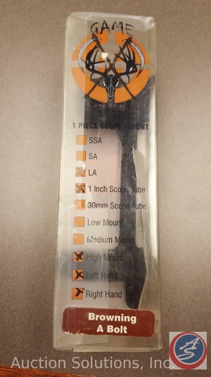 Game Reaper Browning A Bolt Scope Mount LA 1 inch Scope Tube High Mount (Left or Right Hand)