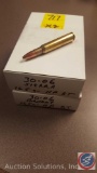 Sierra 165 grain HP BT 30.06 ammo (20 rounds). Hornady H.P. BT 165 grain 30.06 ammo (20 rounds)