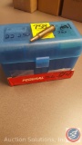 Federal Remington 22-250 Unprimed brass(20 rounds) and Blue case of 22-250 ammo(50 rounds)