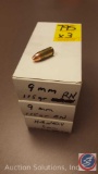 115 grain RN 9mm ammo(50 rounds)(SOLD 3XS THE MONEY)