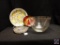 Glass Bowl and Plates