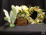 Cactus and assorted floral