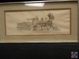 Framed Train Picture