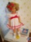 Shirley Temple Porcelain Doll with Original box and extra clothing