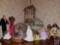 Contents of Curio ((DOES NOT INCLUDE CABINET)) Native American Vintage Dolls--{{DOLLS ARE DAMAGED