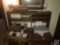 Canon MG2420 Printer, framed dog artwork, Hob Knob Lamp, wall mounted hob knob lamp, washboard