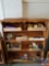 Vintage wooden shelf/bookshelf 43 x 10.5 x 50.5