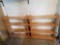 (2) 2 wooden shelves, 36 x 9 x 36 each
