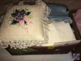 Pillow, Vintage cloth doll, fabric, and much more!