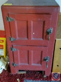 Vintage 2 door Icebox, contents are included 24 x36x15.5