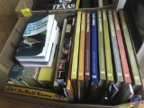 (2) boxes of books including Poland by James A Michener, Double Cross James Patterson, Call Me Anna,