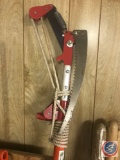 Manual tiller, shovel, pole saw