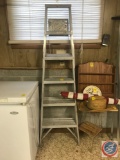 Keller 706 Green Line 6 foot step ladder with paint shelf 225 lb