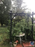 Pergola {{items pictured with this are NOT included, this lot is Pergola ONLY}}