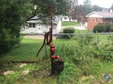 Water pump and bowl yard decoration
