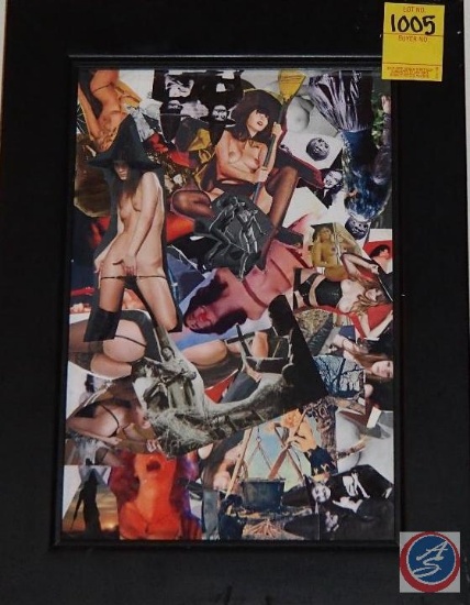 Mixed Media Collage of "Naked Witches"