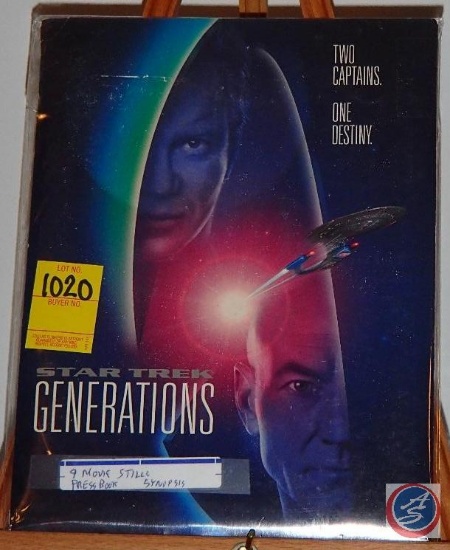 Official Press Kit For: "Star Trek Generations" Includes: 9 Still-Frames from Movie