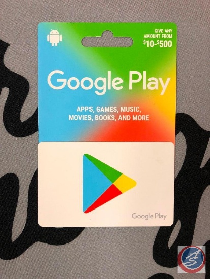 Google Play Gift Card 100 Benefit Charity Auctions - 