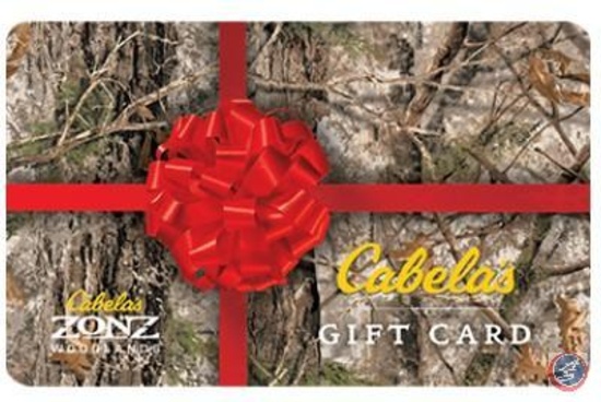 Cabelas Gift Card - $100