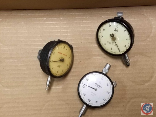 The Taft-Peirce Mfg. Co .0001" Dial Indicator, Rem Rano .0001" Dial Indicator, Mitutoyo .001"-.250"