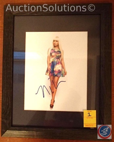 8 1/2"X10" Matted Photograph "Nicki Minaj" Autographed