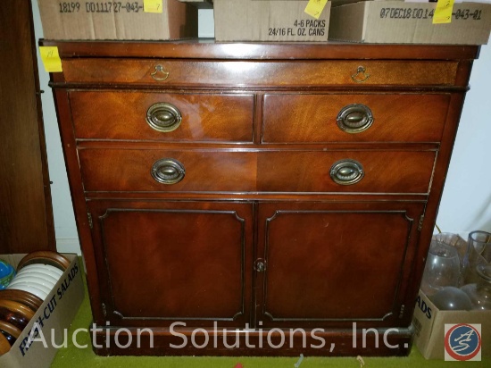 Vintage Drexel Buffet with Removable Serving Tray