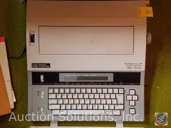 Smith Corona Electric Typewriter with Original Owners Manual