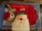 Fleet Wall Hangings, Large Felt Santa and Candy Basket, Assorted Stockings [Totes Included]