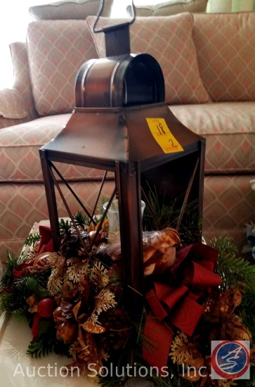 Lantern Centerpiece, Assorted Tree Decorations