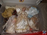 Swan Tree, Swan Ornaments, Angel Tree Tops and Assorted Hallmark Ornaments [Totes Included]
