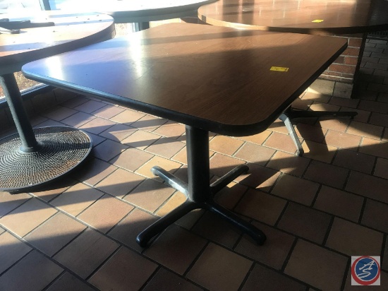 1 Square Table Measuring 35 1/2 X 35 1/2 X 30